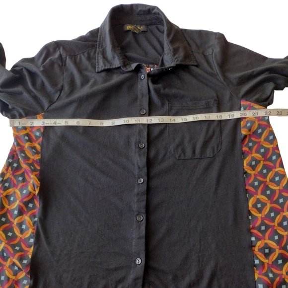 Goddess Top Button Down Long Sleeve Womens Xl - Picture 3 of 7